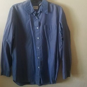 Blue Ann Taylor Loft shirt.